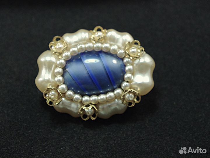 Винтажная брошь Чехословакия 70гг