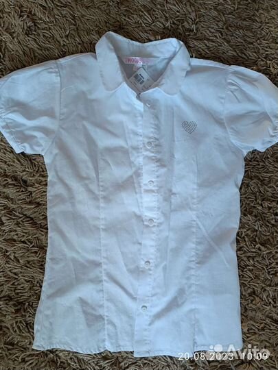 Блузка для школы на девочку 146