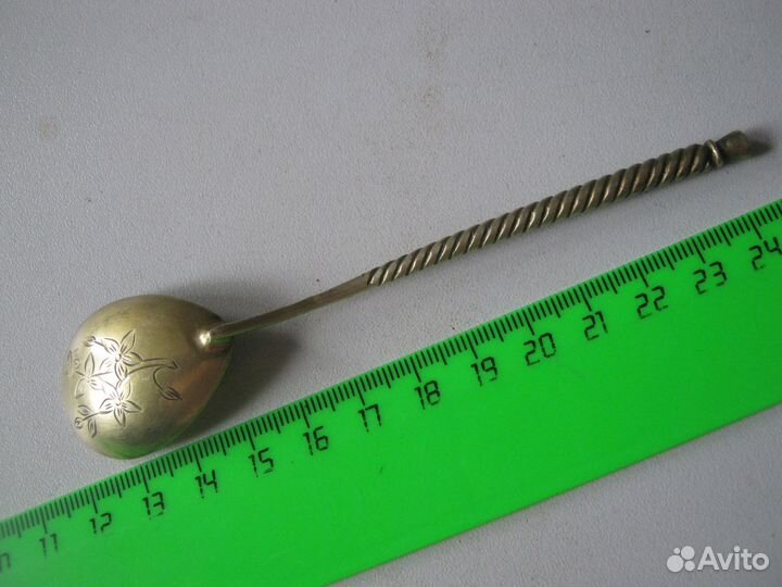 Серебряная чайная ложка СССР