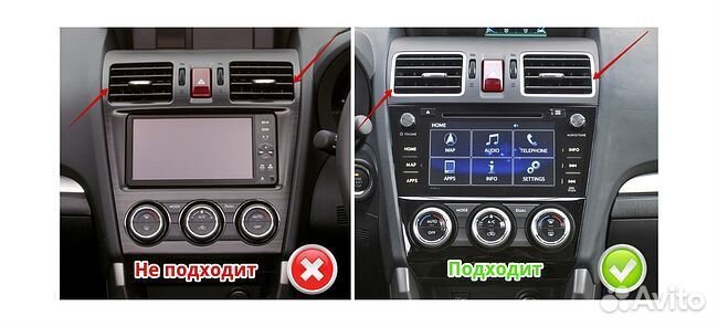 Переходная рамка Subaru XV, Impreza 2014 - 2016, F