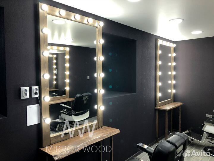 Гримерное зеркало с подсветкой
