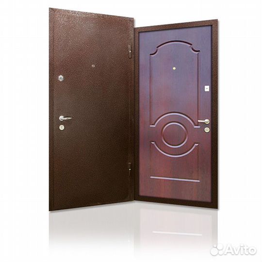 Входная дверь с порошковым напылением № 6