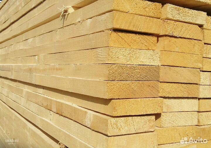 Доска обрезная, камерной сушки 25*100*6000