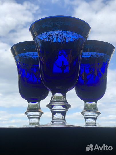 Итальянские бокалы Same Cristallerie. Хрусталь