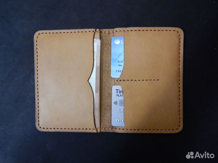 Обложка для документов из натуральной кожи