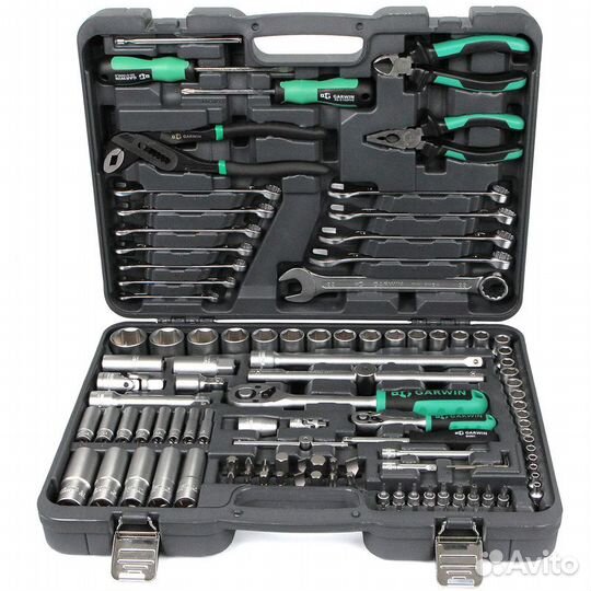 Набор инструмента 1/2 и 1/4 115 пр