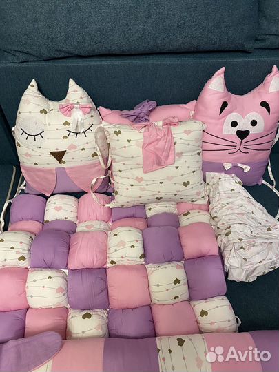 Бортики в детскую кроватку