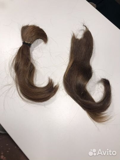Волосы натуральные не окрашенные
