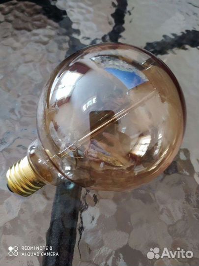 Винтажная лампа. Ретро лампа Эдиссона