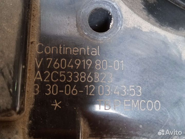 Дросельная заслонка peugeot 308