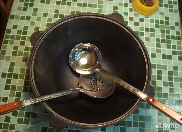 Казан чугунный узбекский 10л