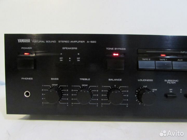 Yamaha A-520 Стерео Усилитель Japan 1985г