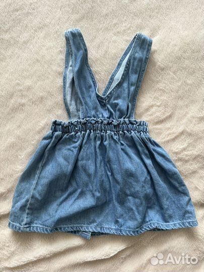 Джинсовый сарафан zara