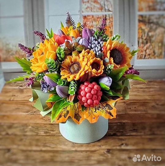 Букеты из мыла ручной работы