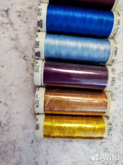 Нитки для машинной вышивки