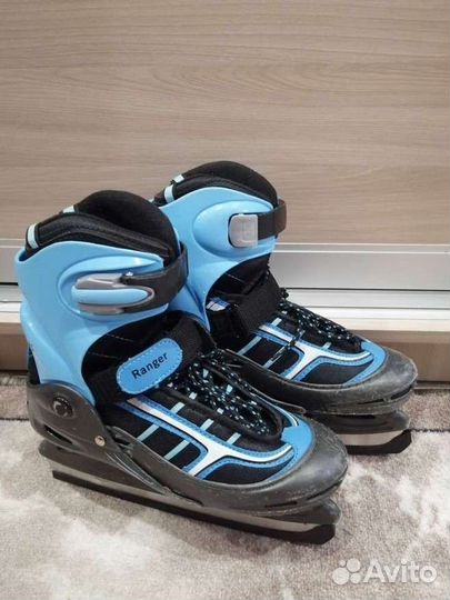 Коньки хоккейные детские раздвижные