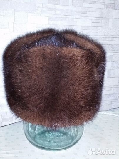 Норковая мужская шарка формовка