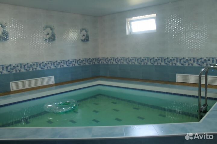 Баня сауна с теплым бассейном 