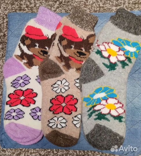 Носки шерстяные женские