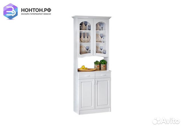 Буфет Констанция 2-х створчатый белый