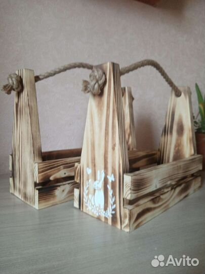 Ящик деревянный подарочный