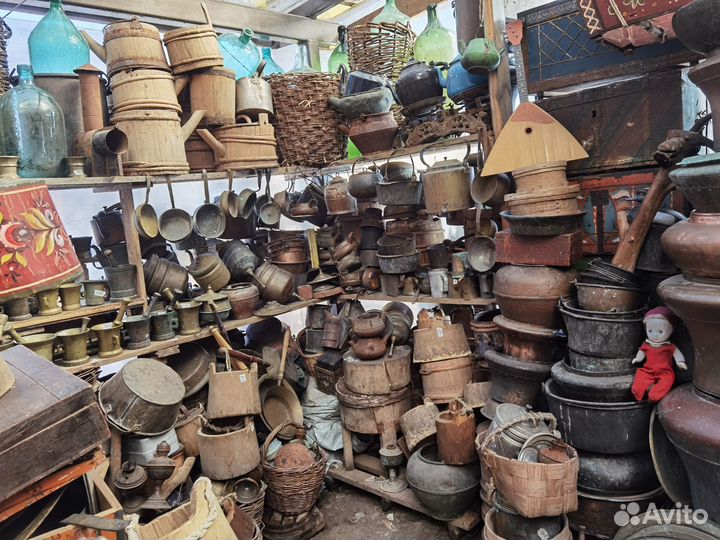 Рукомойник медный старинный латунный медь