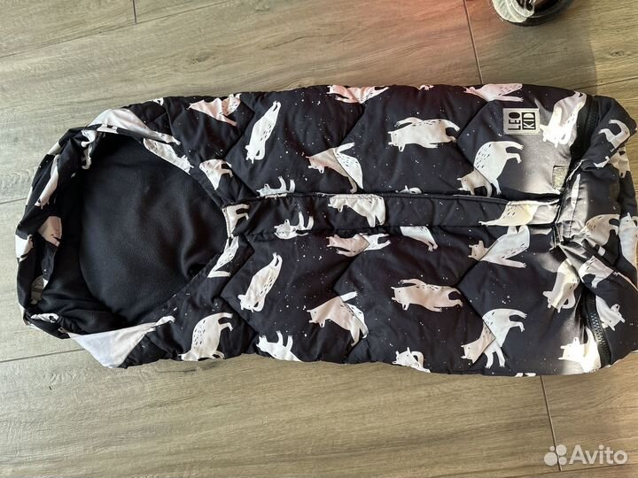 Зимний чехол в коляску фирма Leo kids