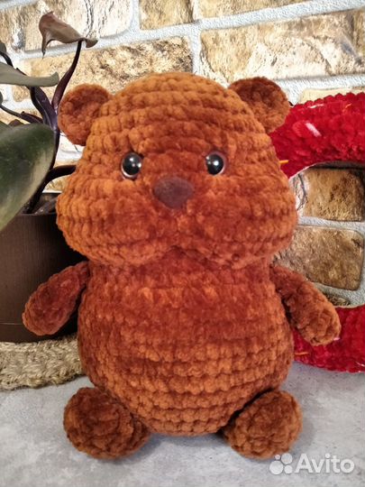 Игрушка амигуруми Хомяк