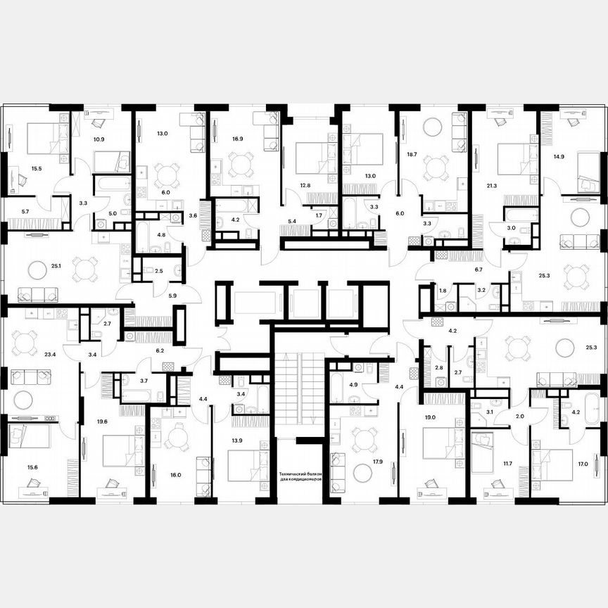 Квартира-студия, 22,7 м², 14/30 эт.