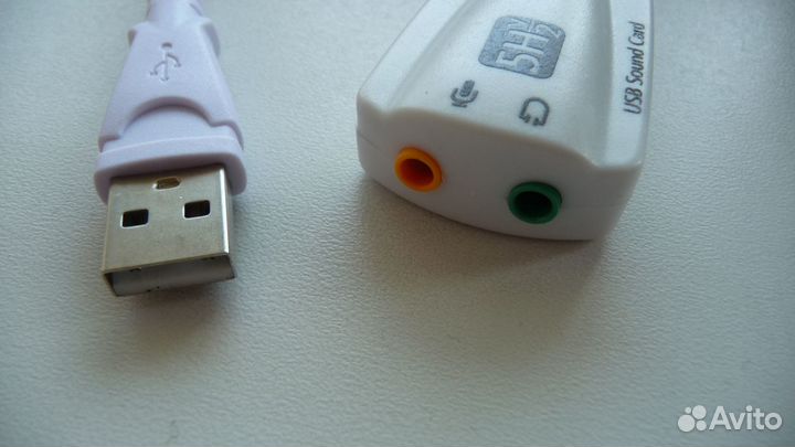 Usb аудио адаптер Внешняя Стереозвуковая Карта