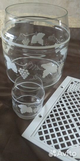 Графин из СССР, Набор для вина, компота, крюшона