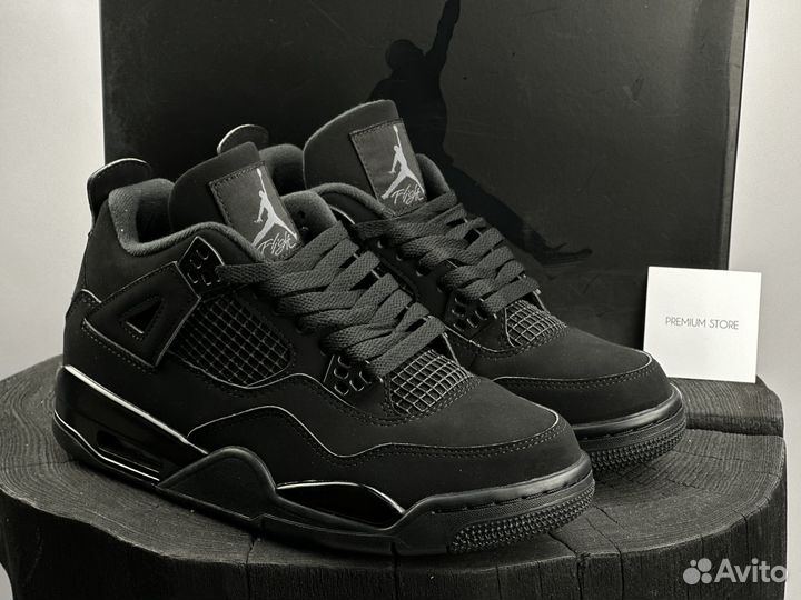 Кроссовки Nike Air Jordan 4 Retro Black Cat