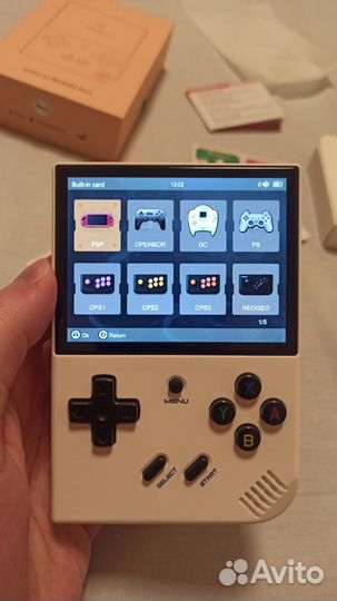 Консоль Anbernic rg35xx plus белый 128 + 64 Gb