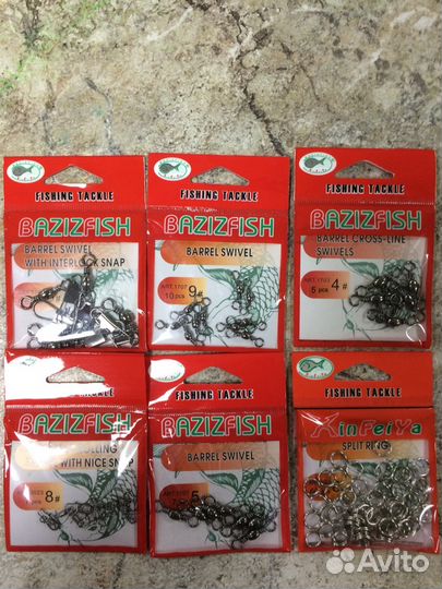 Карабины, вертлюжки, колечки