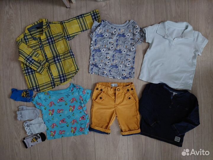 Вещи для мальчика с 1,5 до 3 лет пакетом