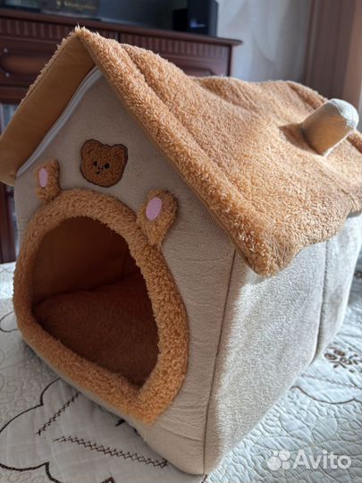 Домик для кошек и собак маленьких пород Новый
