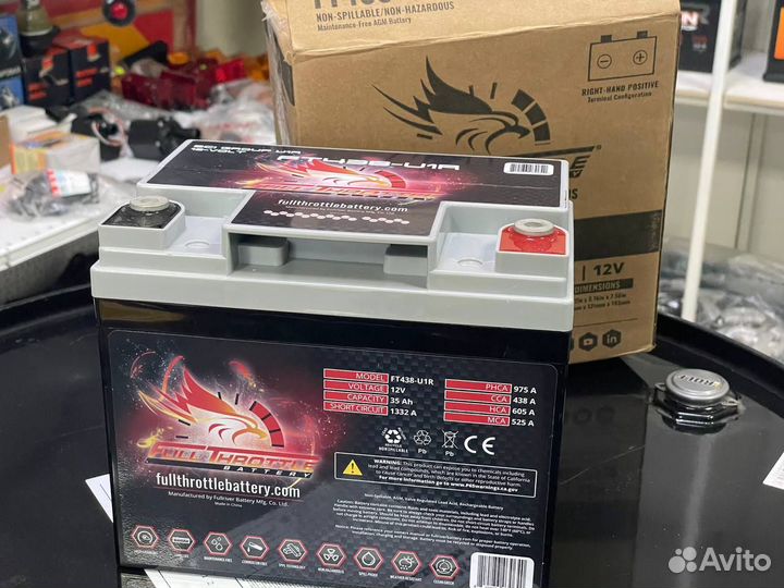 Аккумулятор AGM FullRiver FullThrottle 35Ah