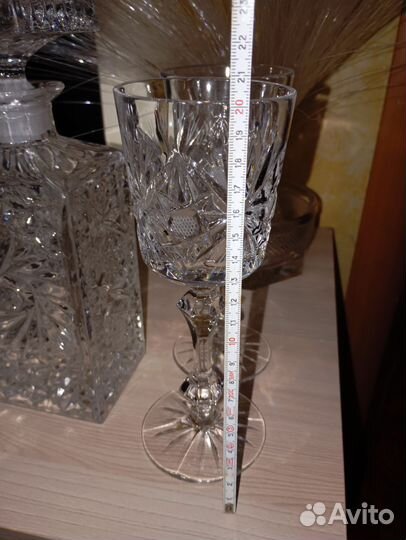 Бокалы Презент, графин Германия хрусталь