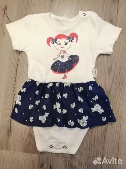 Вещи пакетом - бодики для девочки