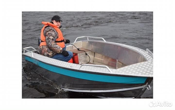 Алюминиевая лодка Wellboat New Style 410