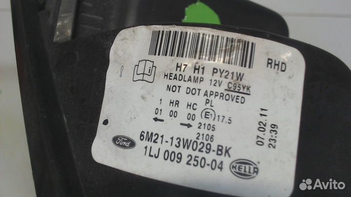 Фара (передняя) Ford Galaxy, 2011