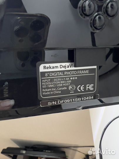 Цифровая фоторамка Rekam DejaView HD800