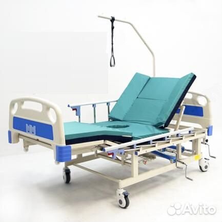 Кровать для лежачих больных рассрочка +кресло+туал
