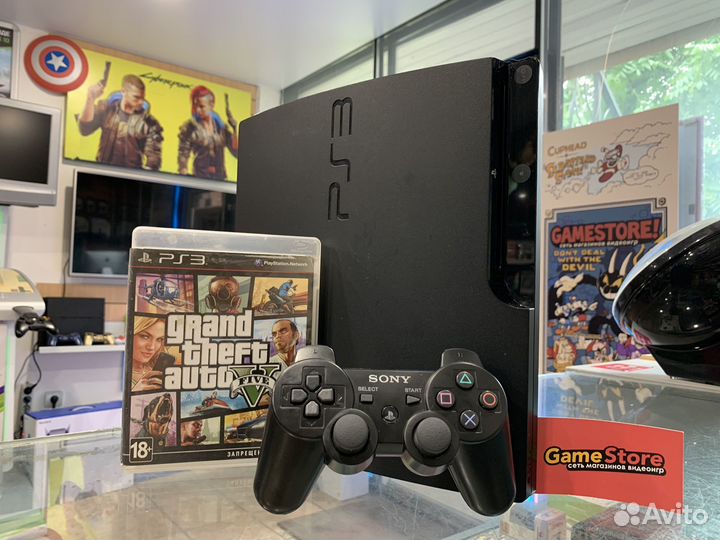 Sony PS3 Slim 320GB + GTA 5