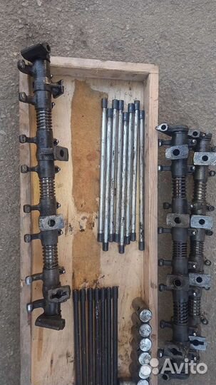 Ось коромысел штанги толкатели змз 402 умз 4216