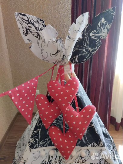 Детская игровая палатка Вигвам Белый тюльпан