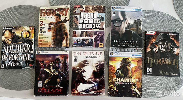 Диски с играми на пк