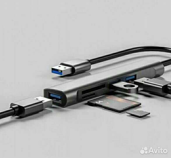 Концентратор сплиттер USB A 3.0