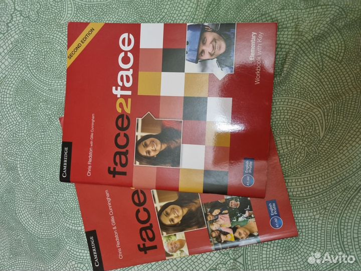 Английский Учебник и рабочая тетрадь Face 2 face