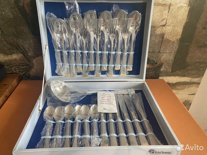 Набор столовых приборов Giorinox новый